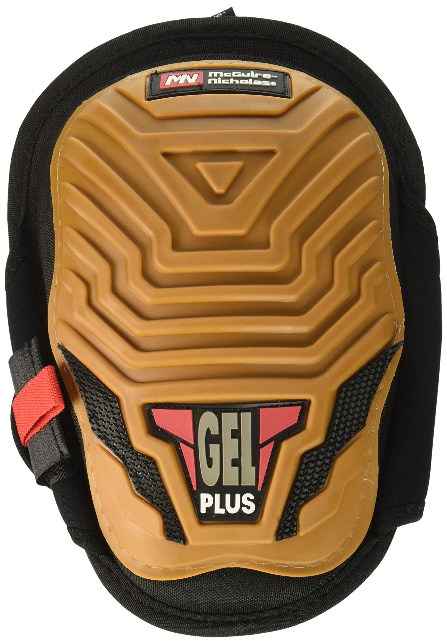 McGuire-Nicholas 22384 Gel Plus Rubber-Shell Kneepads - Black/Yellow