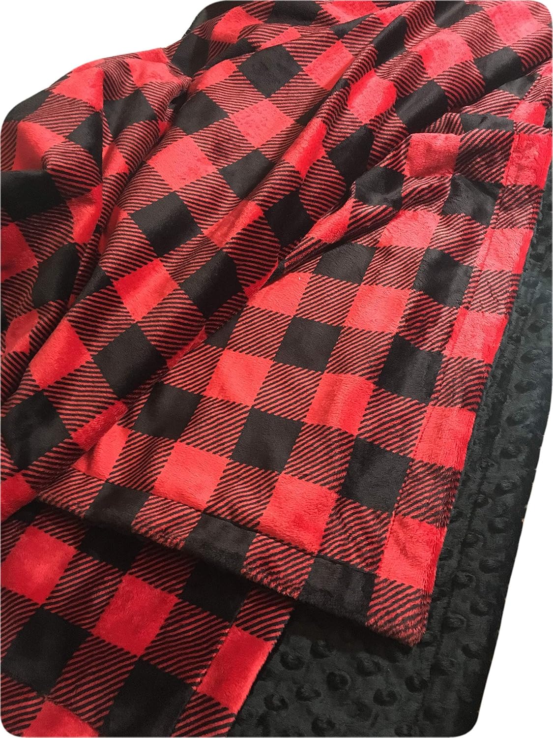 red minky blanket