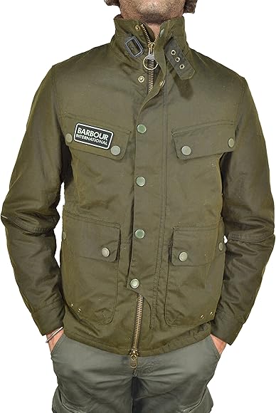 barbour international trail waxed jacket