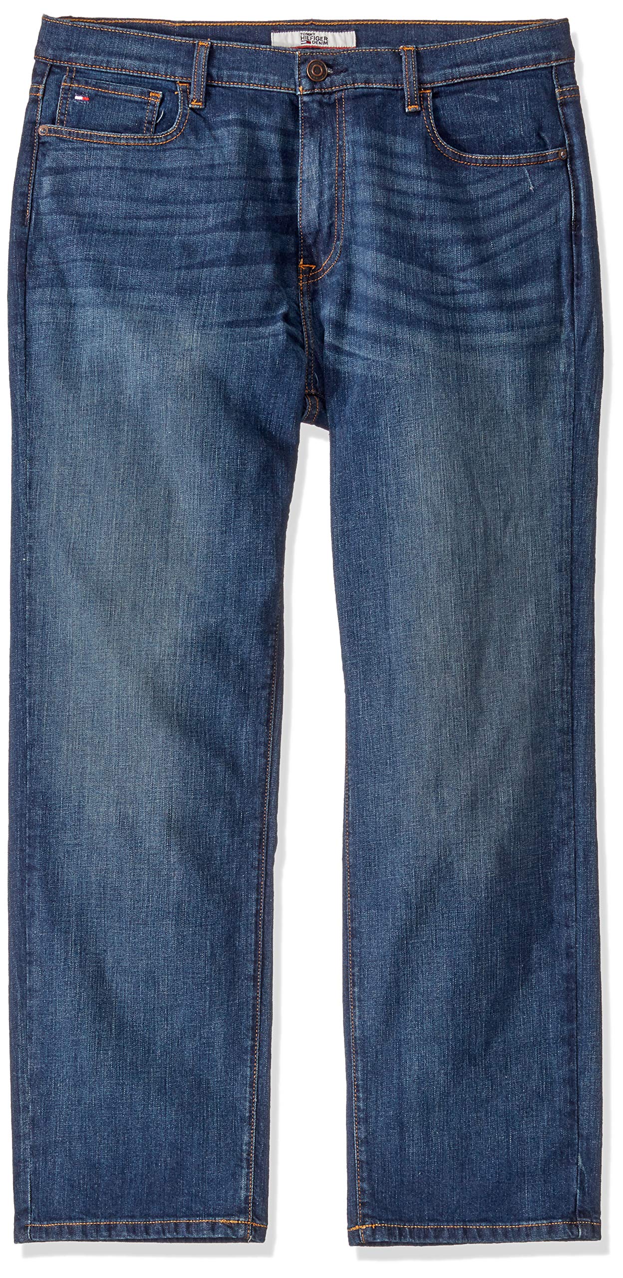 Tommy Hilfiger Men's Size 33w 30l Blue Jeans Relaxed Fit Casual Denim