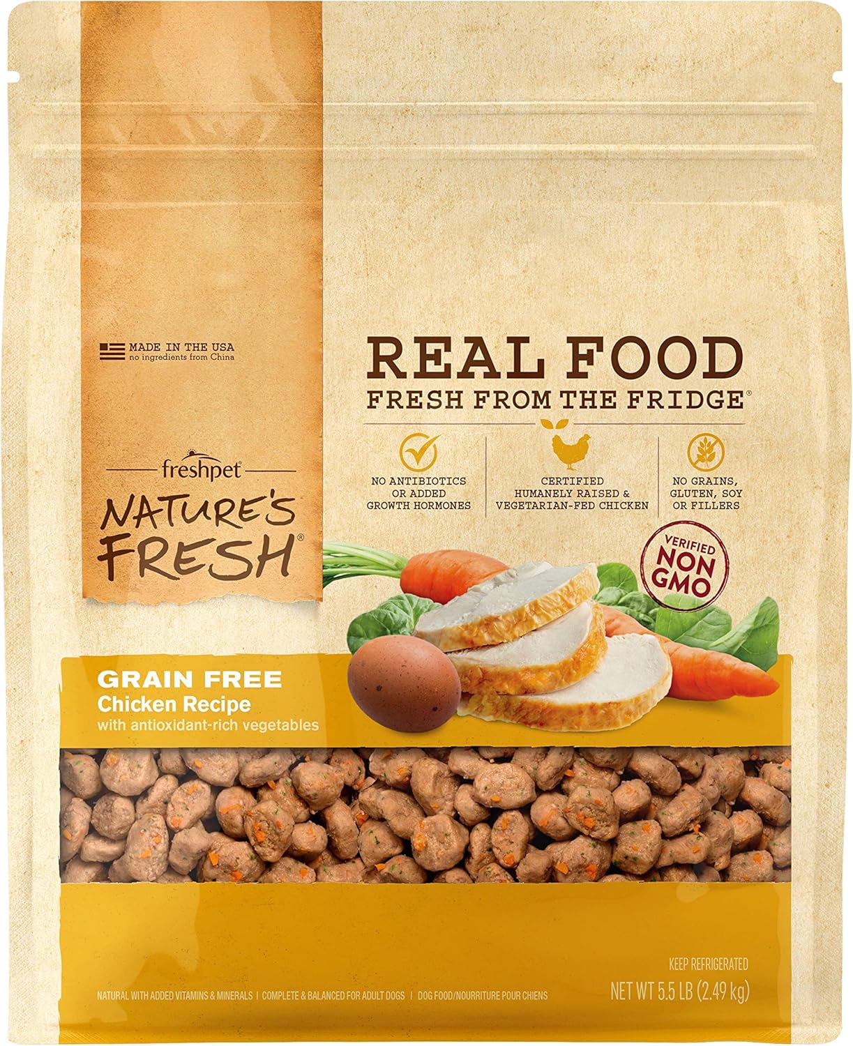 Freshpet, Dog Food Chicken Grain Free, 88 Ounce Pet Supplies