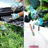 Escort Tools Ladies Leather Gardening Work Gloves Thorn Proof Touch Screen M view 8