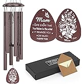 Birthday Gifts for Mom, 32" Moms Wind Chimes, Mother's Day Best Gift for Mom, Mother Birthday Gift from Daughter Son, Love Reminder Gifts for Thanksgiving Christmas