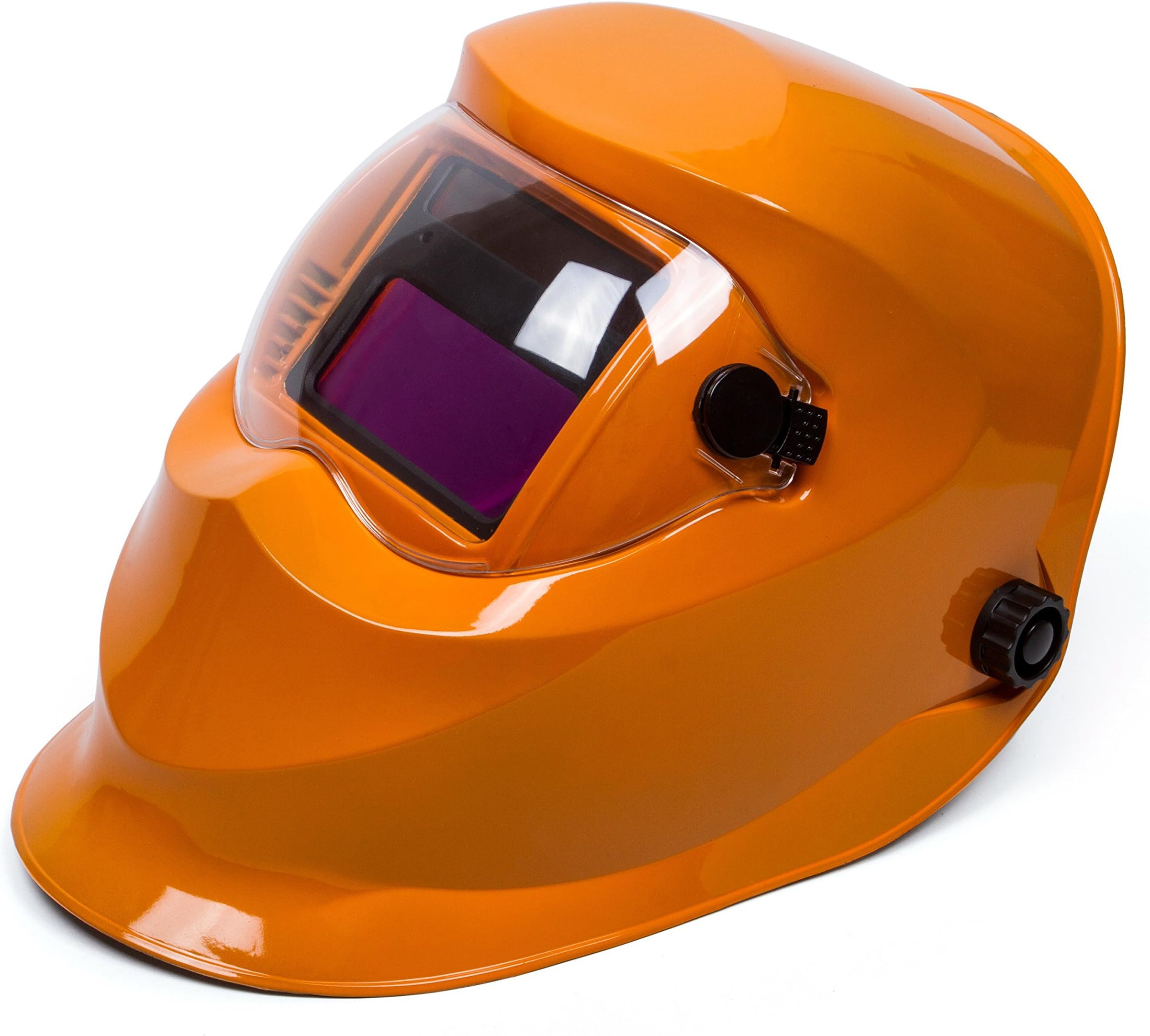 OHMOTOR Auto Darkening Solar Powered Welding Helmet Welders Mask Hood with Adjustable Shade for MIG TIG ARC CE Certification