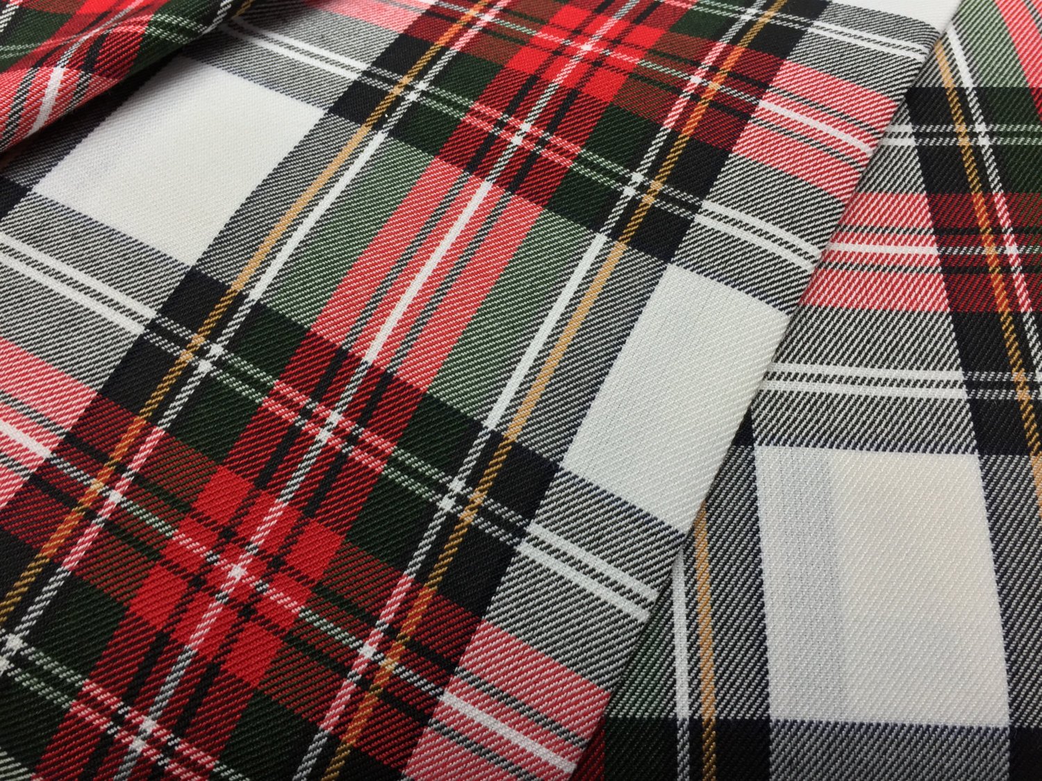 PRESTIGE FABRICS Viscose Tartan check dress making tartans Scottish