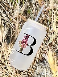 Personalized Gifts for Women, Monogrammed Frosted