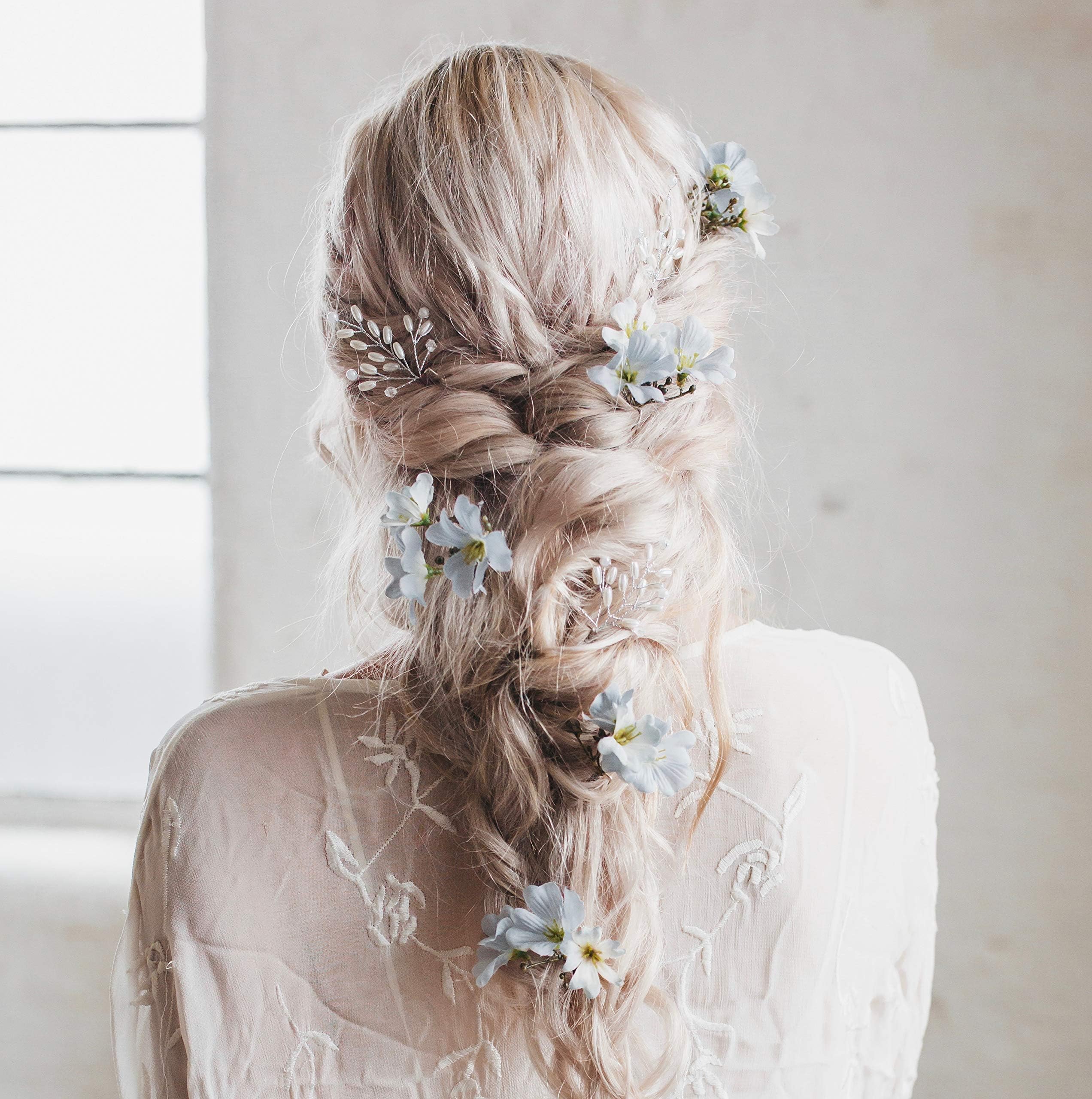 Poppy Flower Wedding Hair Pin X1