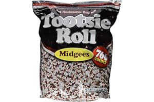 Tootsie Roll Midgees Candy 5 Pound Value Bag 760 Pieces