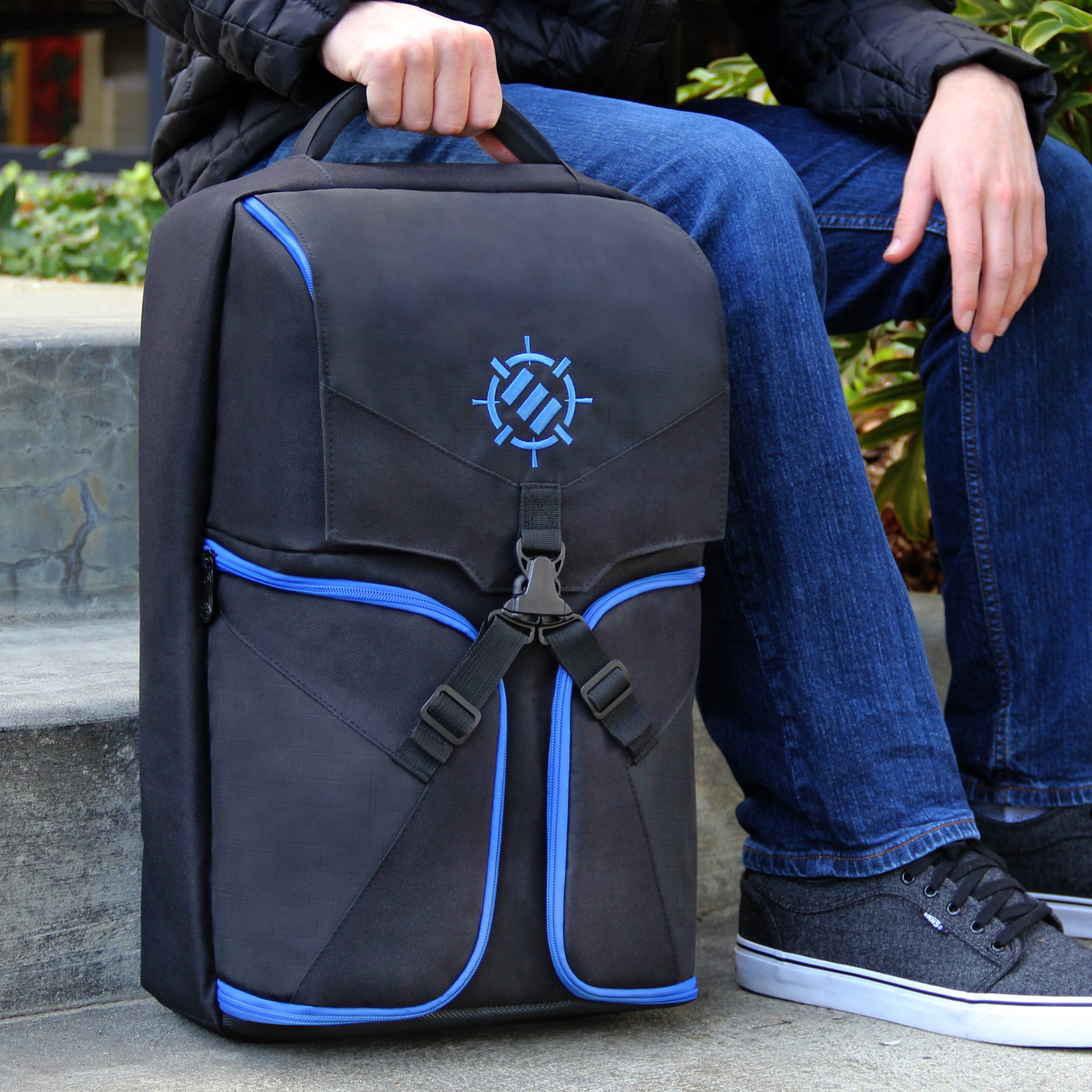 ENHANCE eSports Gear Universal Console Laptop Gaming Backpack - Compatible with PS4 Pro, Xbox One & Computers - Gear Arsenal Storage for Controllers, Headsets, Games, Mice, Keyboards & Accessories