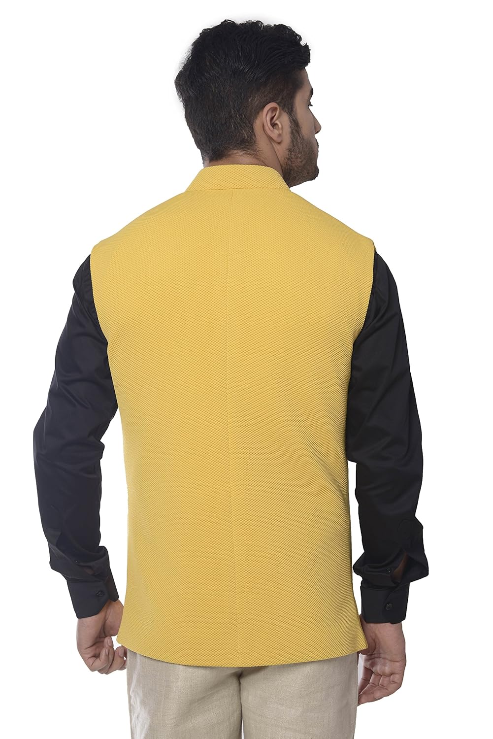 mohanlal sons mustard nehru jacket