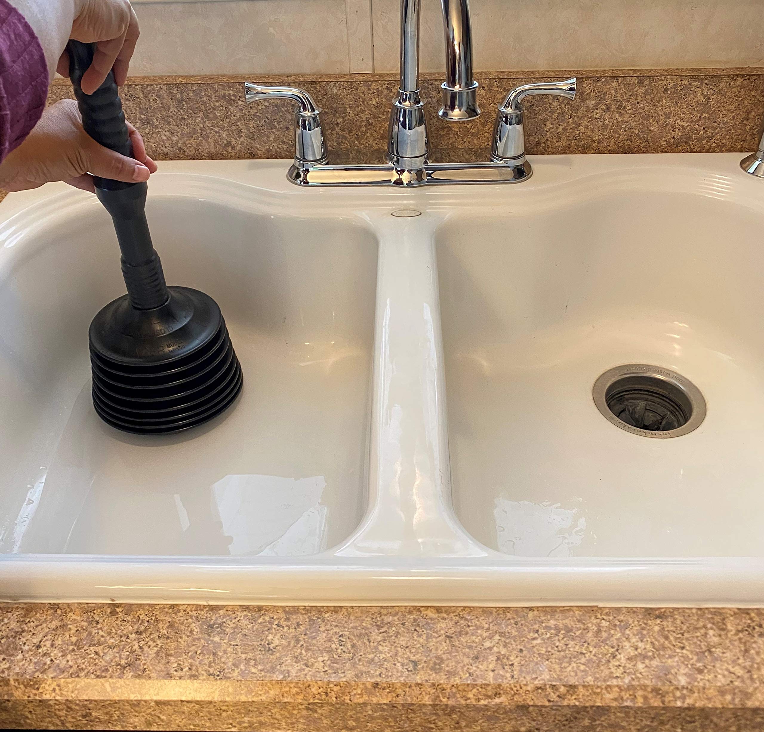 Master Plunger MP1003 Heavy Duty Toilet Plunger Clears, Kitchen Sinks