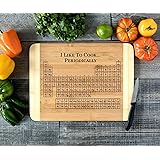 Personalized Cutting Board Engraved Bamboo Chopping Block HDS Periodic Table