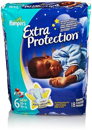 pampers extra protection nighttime diapers
