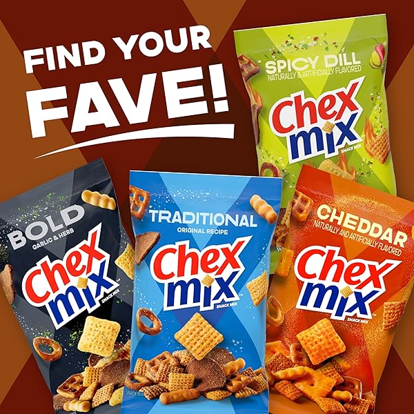 CHEX MIX SNACK MIX, HONEY BBQ, SNACK BAG, SNACKS, 8 OZ