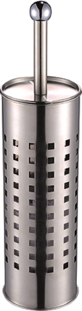 Vigor Toilet Brush Holder Stainless Steel Round countertop, One-Size