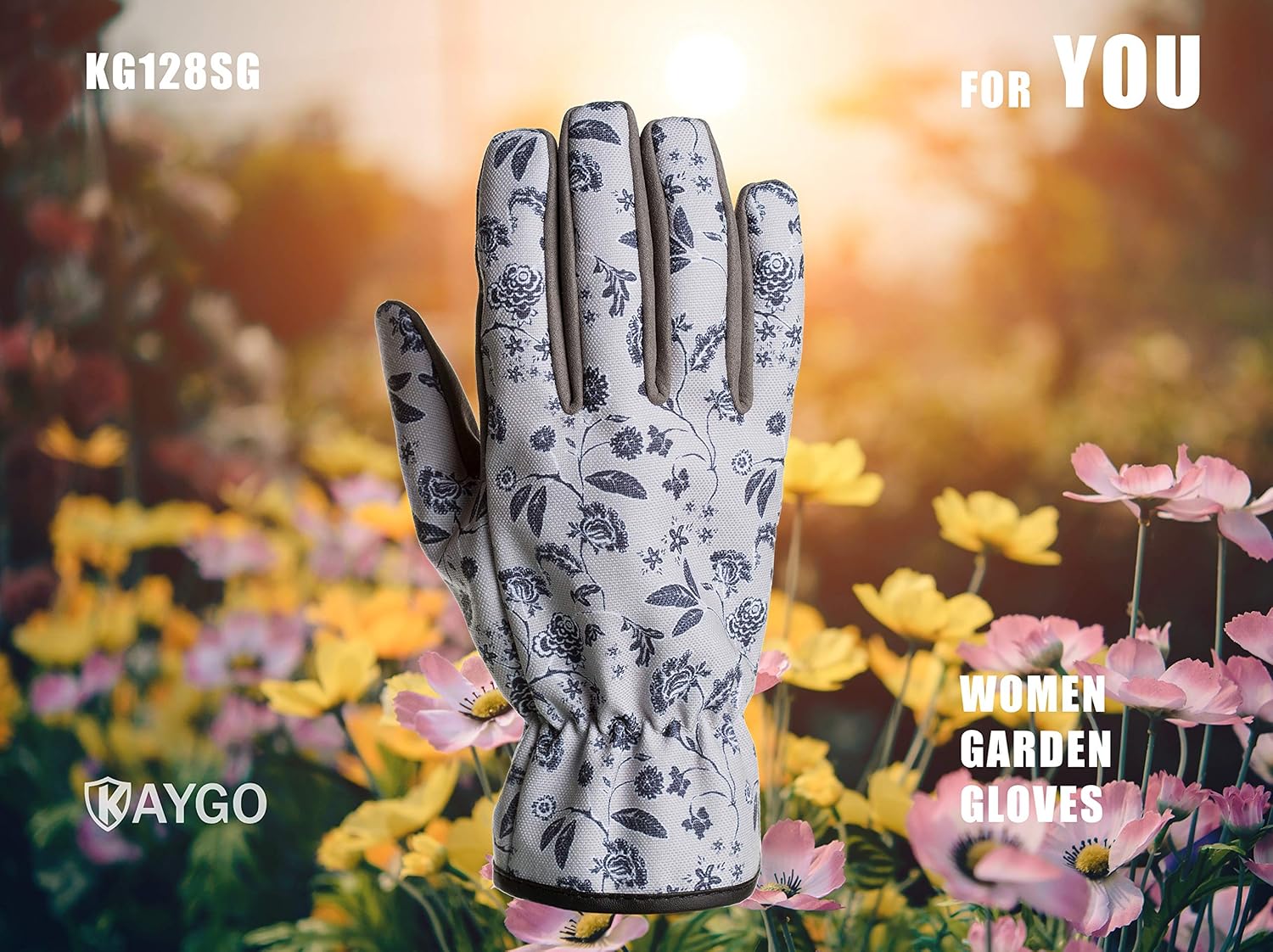 KAYGO Women Garden Work Gloves, KG128SG, for Every Beautiful Women and Her Lovely Garden (Medium): Home Improvement
