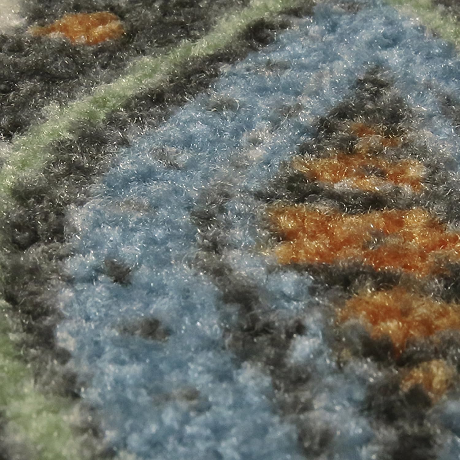 Maples Rugs Reggie Floral Kitchen Rugs Non Skid Accent Area Carpet [Made in USA], Multi, 2'6 x 3'10: Furniture & Decor