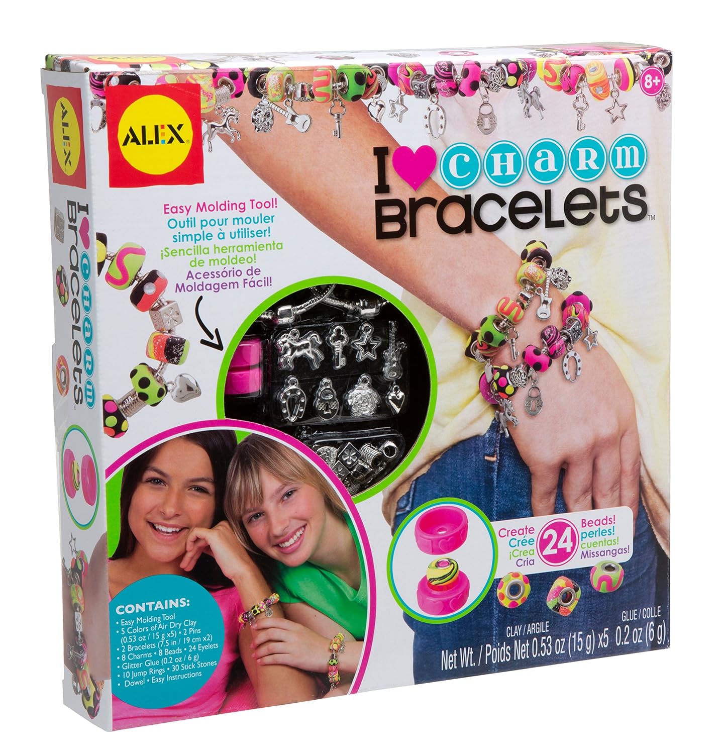 ALEX Toys DIY Wear I Heart Charm Bracelets