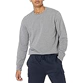 Amazon Essentials Men's Long-Sleeve Lightweight Breathable French Terry Crewneck Sweatshirt
