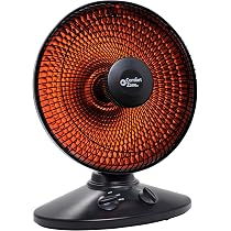 COMFORT ZONE CZ998-EC Oscillating Parabolic Dish Radiant Heater :  Amazon.ca: Home