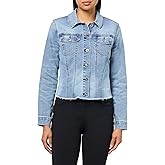 Jessica Simpson womens Pixie Classic Feminine Fit Crop Jean Jacket Standard