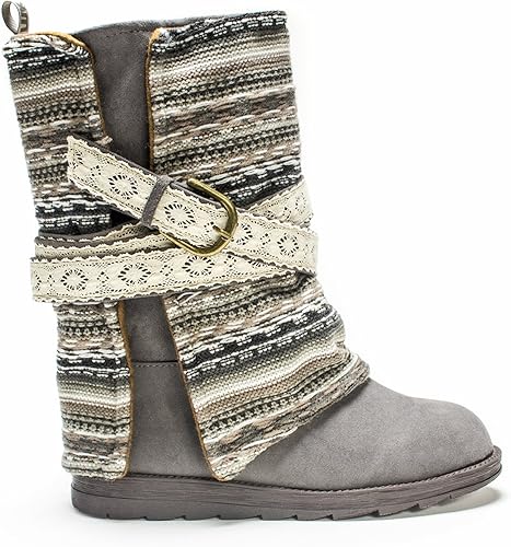 muk luks grey boots
