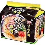 明星 ノンフライチャルメラ 豚骨 5食パック&times;6個