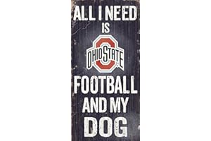 Fan Creations State Sign Ohio University Football and My Dog, Multicolored (C0640-Ohio State)