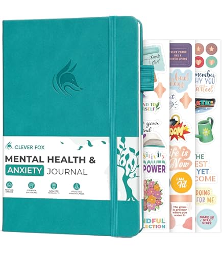 5 Minute Journal Clever Fox Diario De Positividad, Gratitud Diaria Y Afirmación Con Indicaciones, Cuaderno Motivacional De Salud Mental Con Rastreador De Hábitos (rosa Claro Diario De Habitos Saludables
