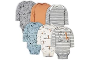 Gerber Baby Boys 6-pack Long-sleeve Onesies Bodysuit