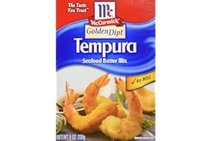 McCormick Golden Dipt Tempura Seafood Batter Mix 8 Ounces (Pack of 3)