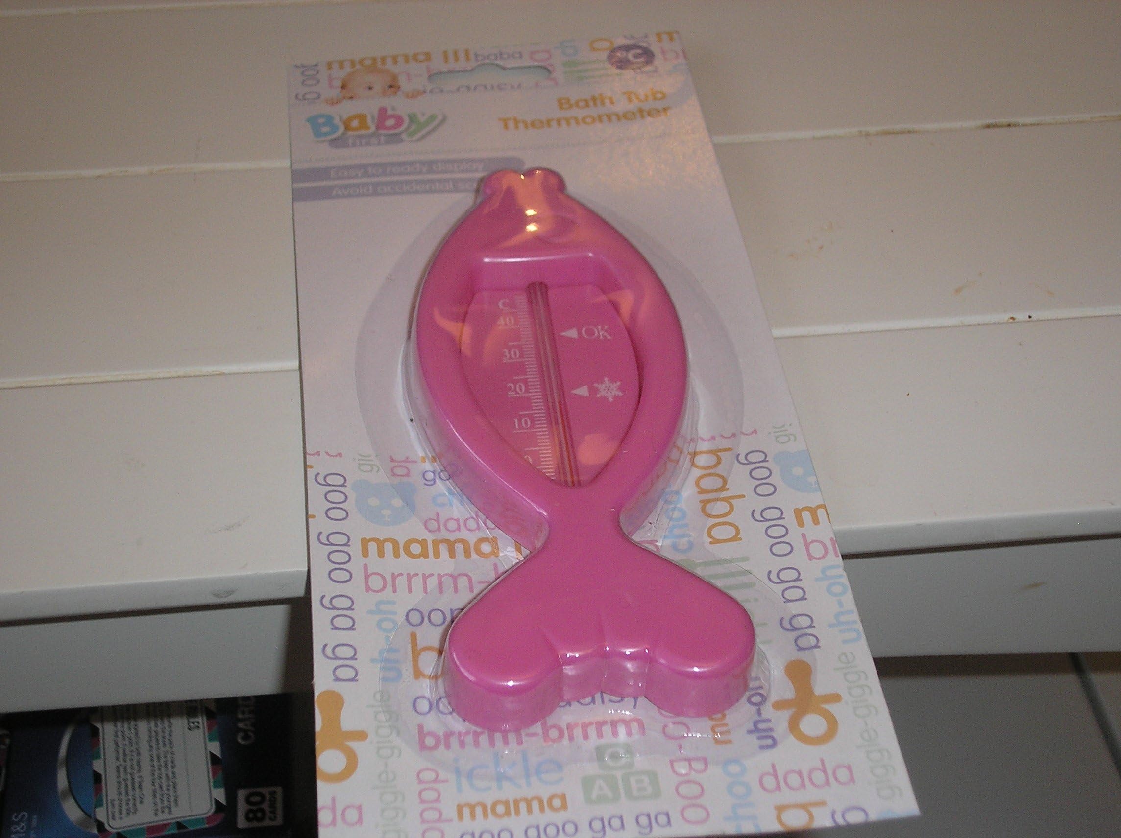 PMS CHILDRENS BATH THERMOMETER ON BLISTER CARD
