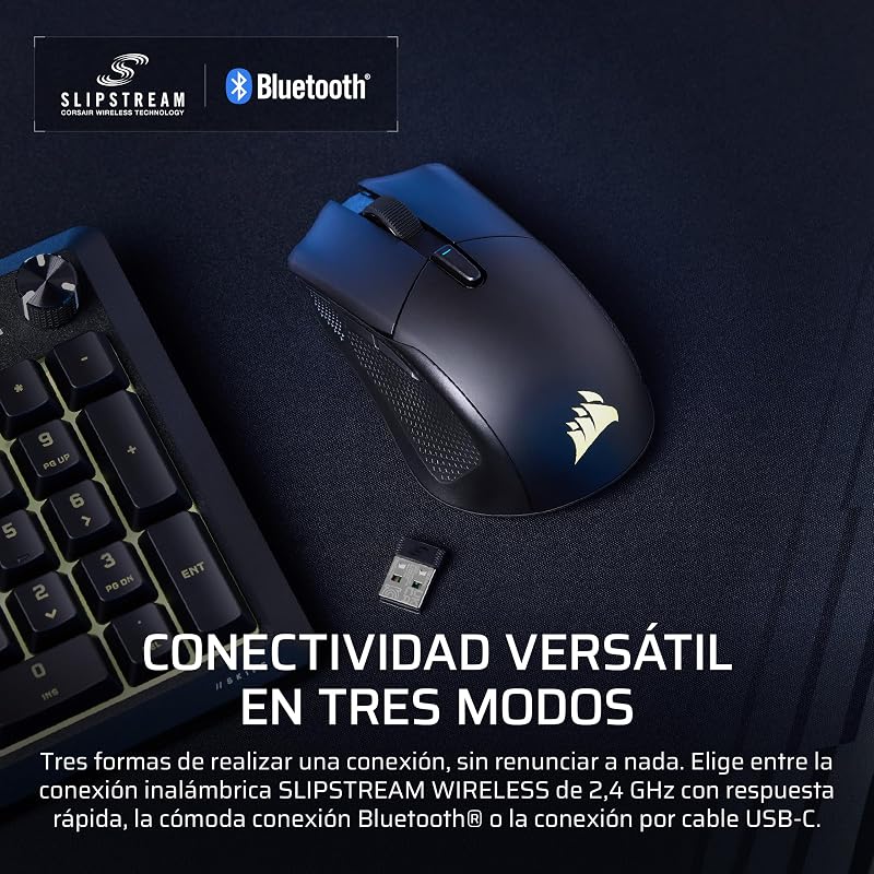 Harpoon v2 Wireless Ratón para Juegos – Negro