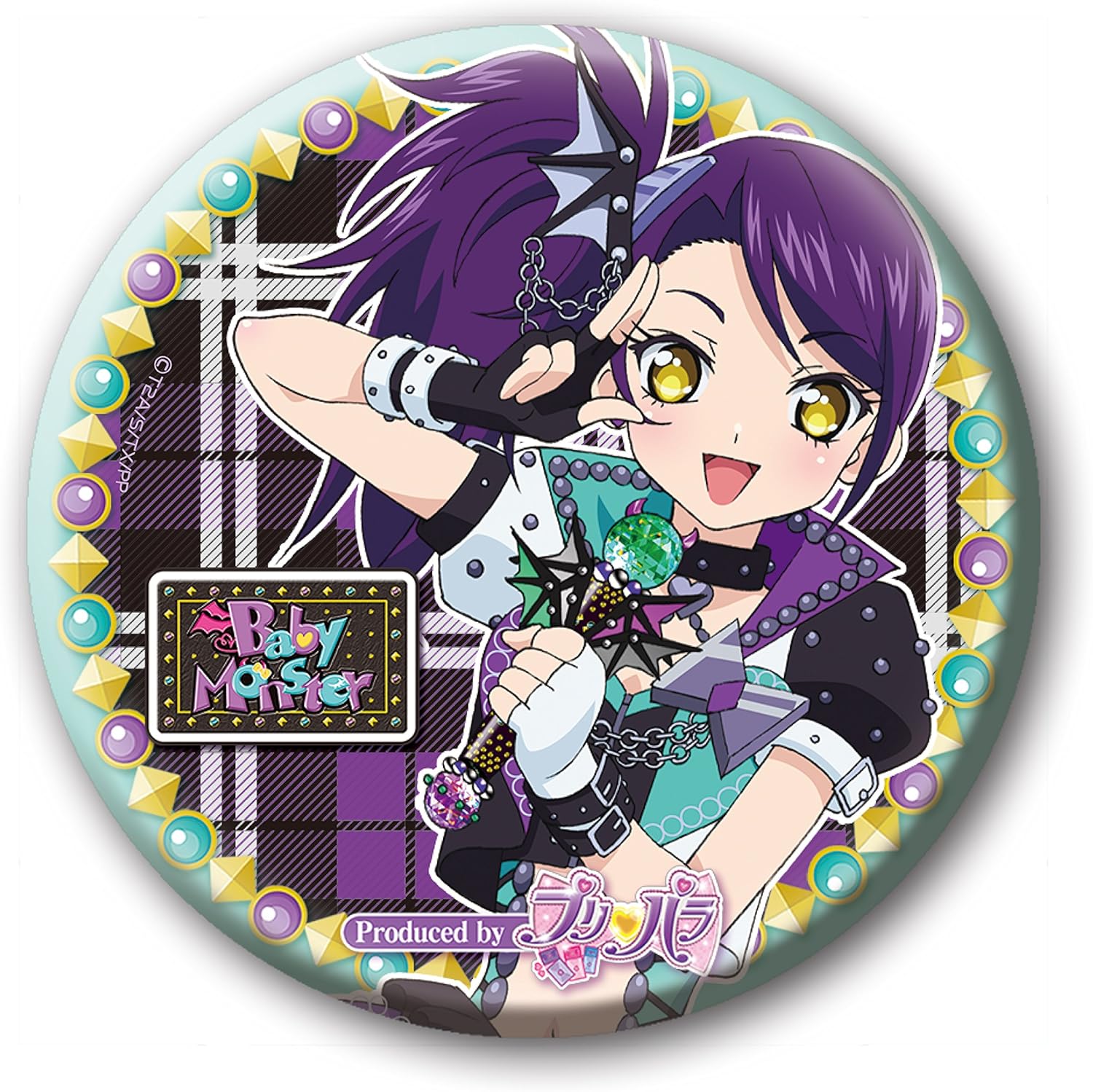 Amazon プリパラ 缶バッチ75 東堂 シオン アニメ 萌えグッズ 通販