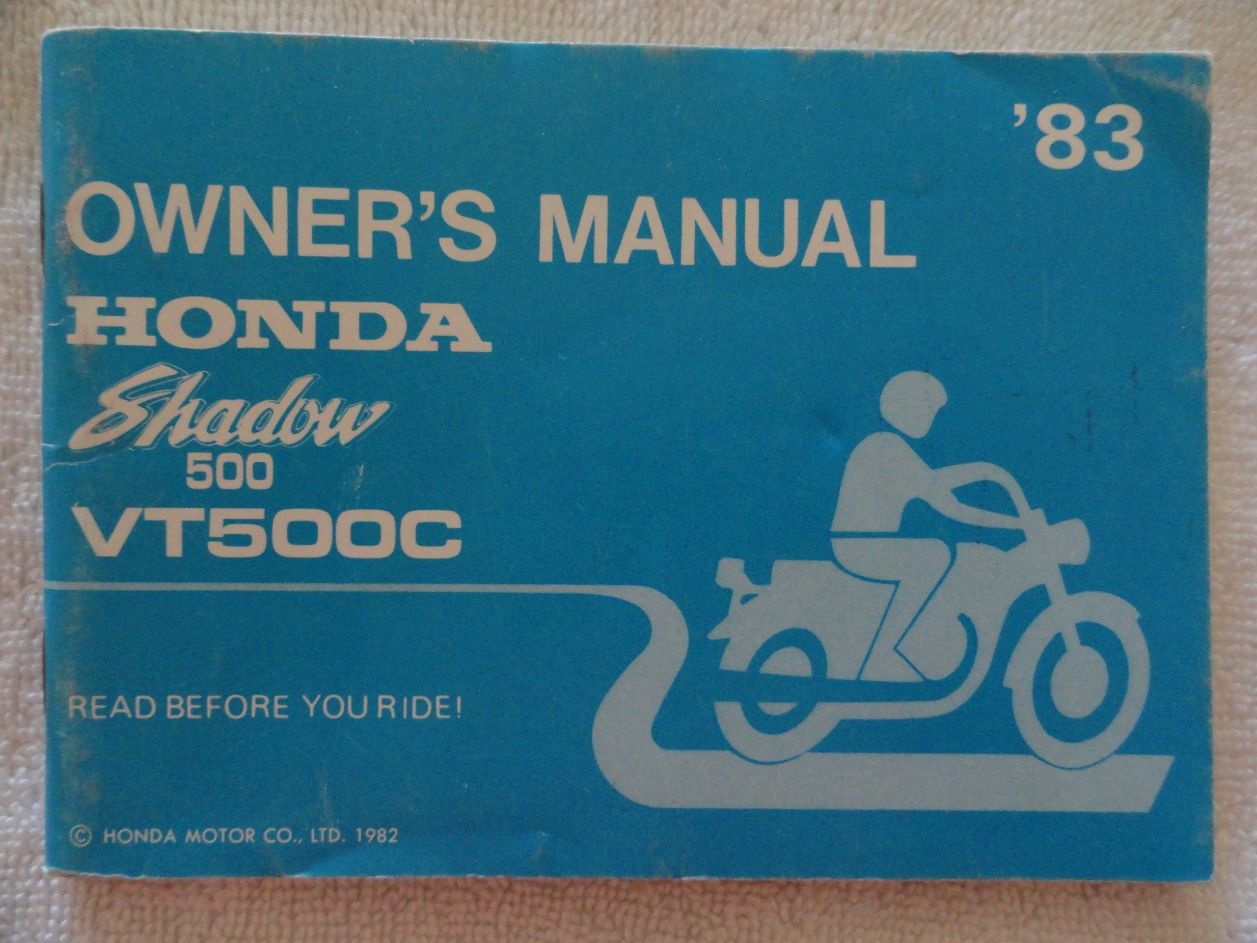1983 Honda VT500 C Shadow Owner's Manual VT 500 Paperback – 1983