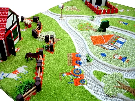 IVI – Alfombra infantil Little Helper hipoalergénica 3d niños ...