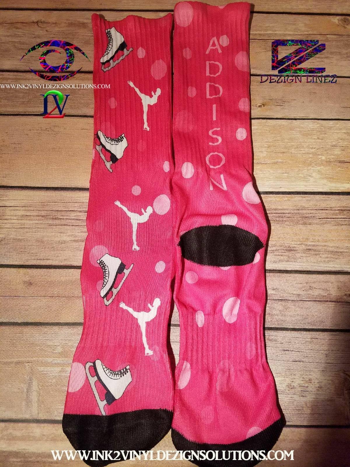 Ice Skating Customized Socks