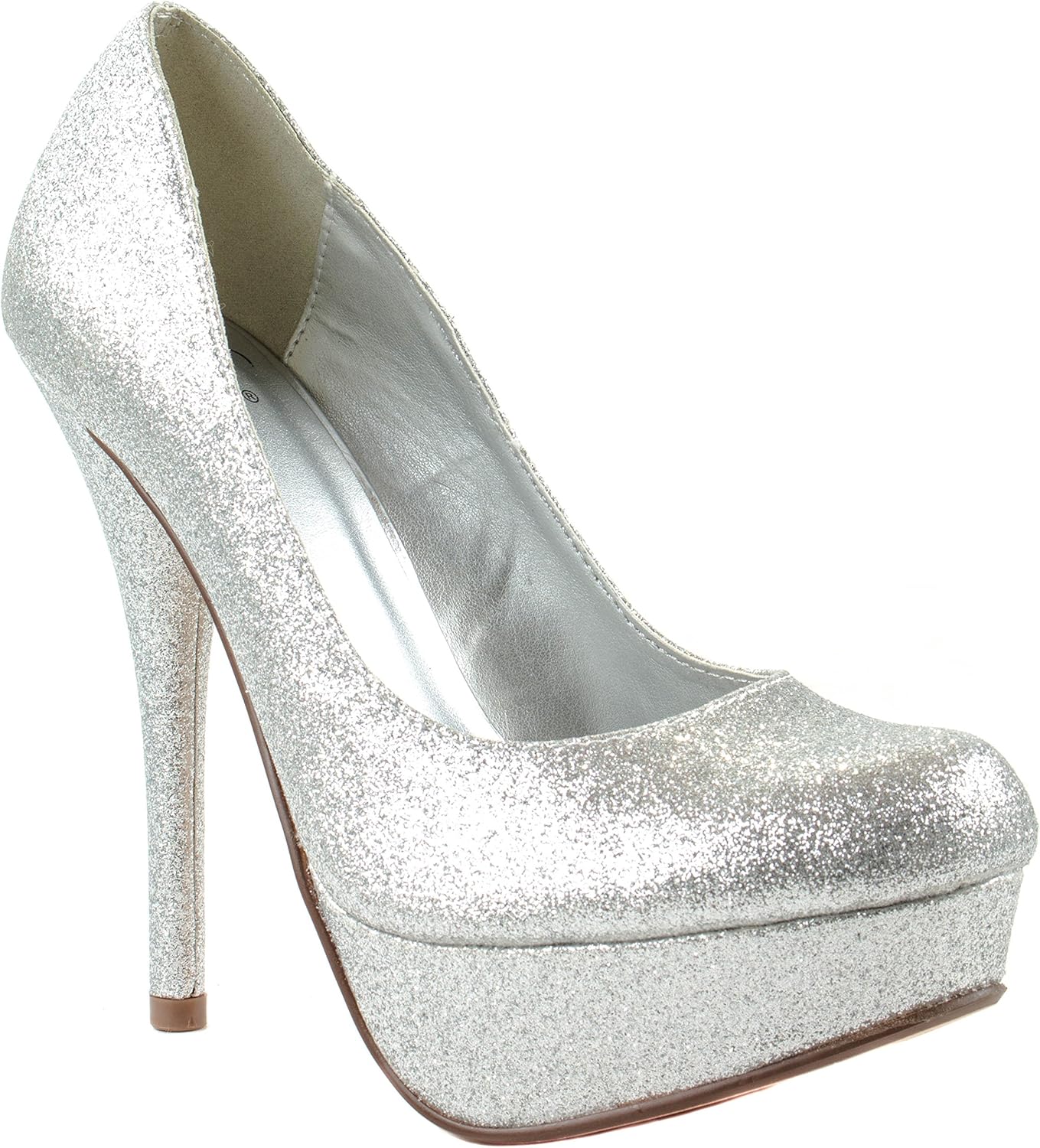 h and m silver shoes