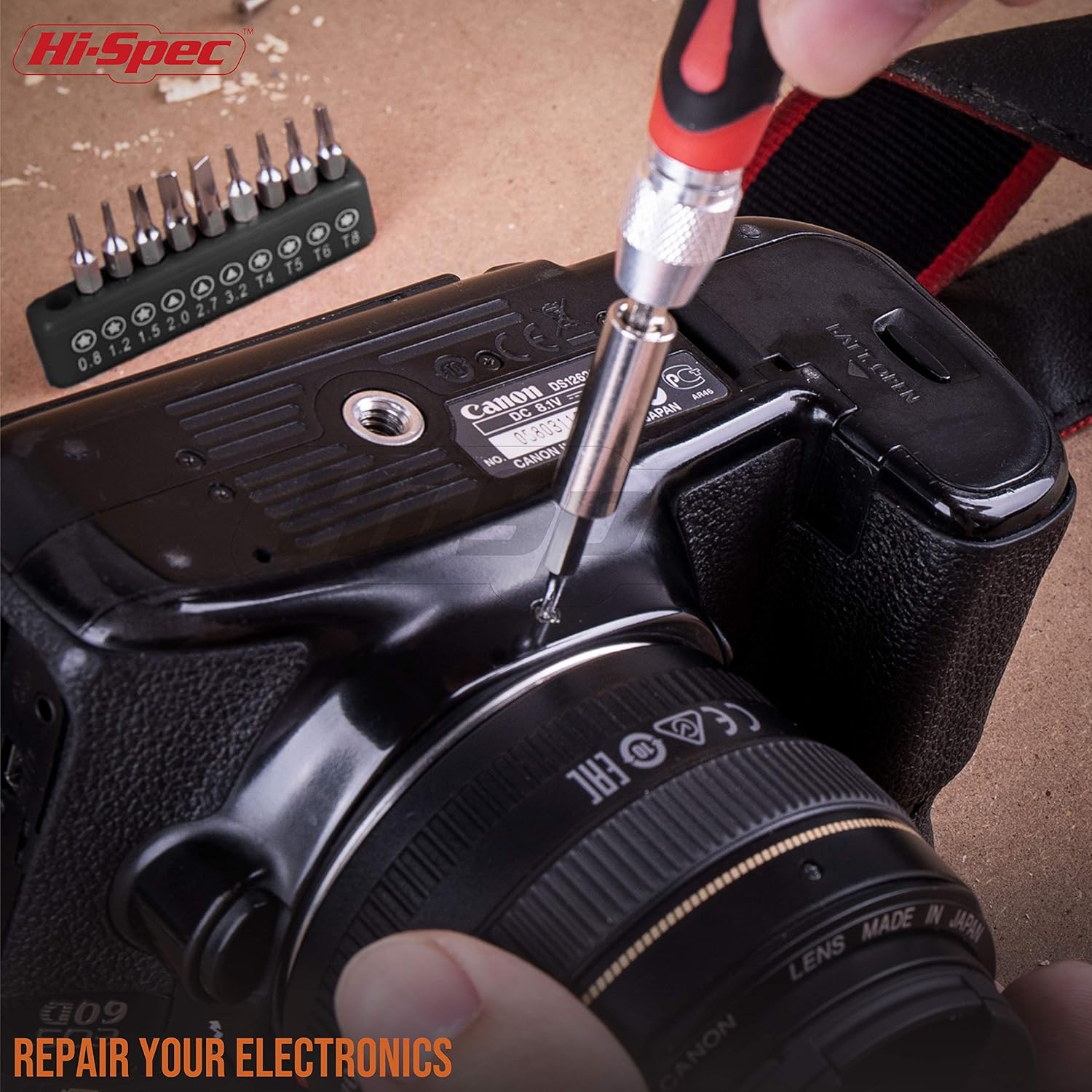 Hi-Spec 45 Piece Household DIY Hand Tool Kit Set. Everyday Repairs at Home & The Office with Practical Tools & Precision Screwdriver Bits. All in a Carry Case - - 