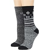Columbia Medium Weight Snowfall Thermal 2-Pack Black/Black Women's 4-10