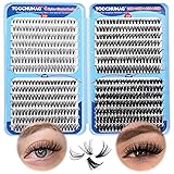 TOOCHUNAG 560pcs Wispy Lash Clusters Natural