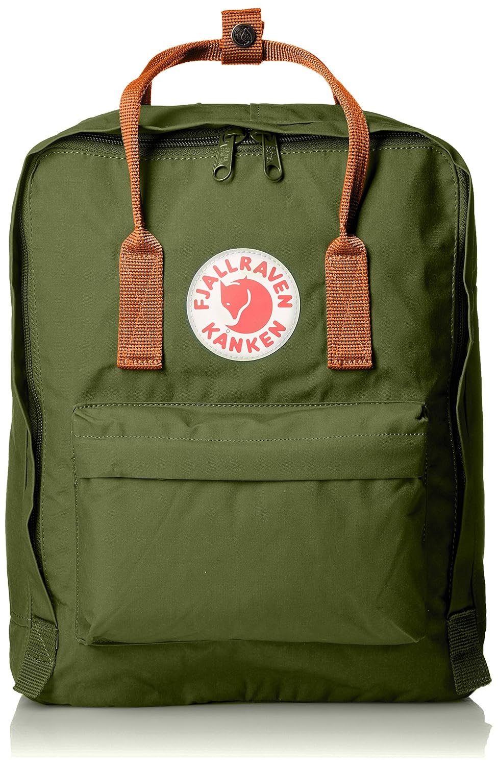 Fjällräven Kånken Vinylon Verde Naranja mochila Mochila para portátiles y netbooks Vinylon