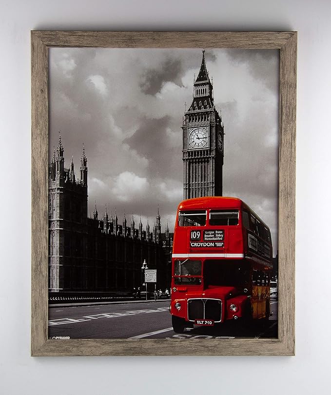 myposterframe Kallisto Bilderrahmen Holz Werkstoff modern 60 x 90 cm Größenwahl 90 x 60 cm Hier: Wildeiche mit Acrylglas klar