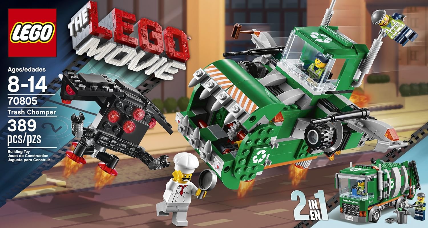 lego movie garbage truck