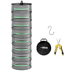 iPower Zippered 8 Layer 24" Herb Drying Rack with