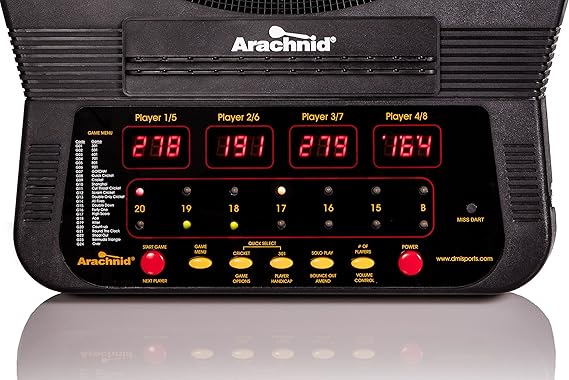 arachnid cricket pro 650 electronic dartboard