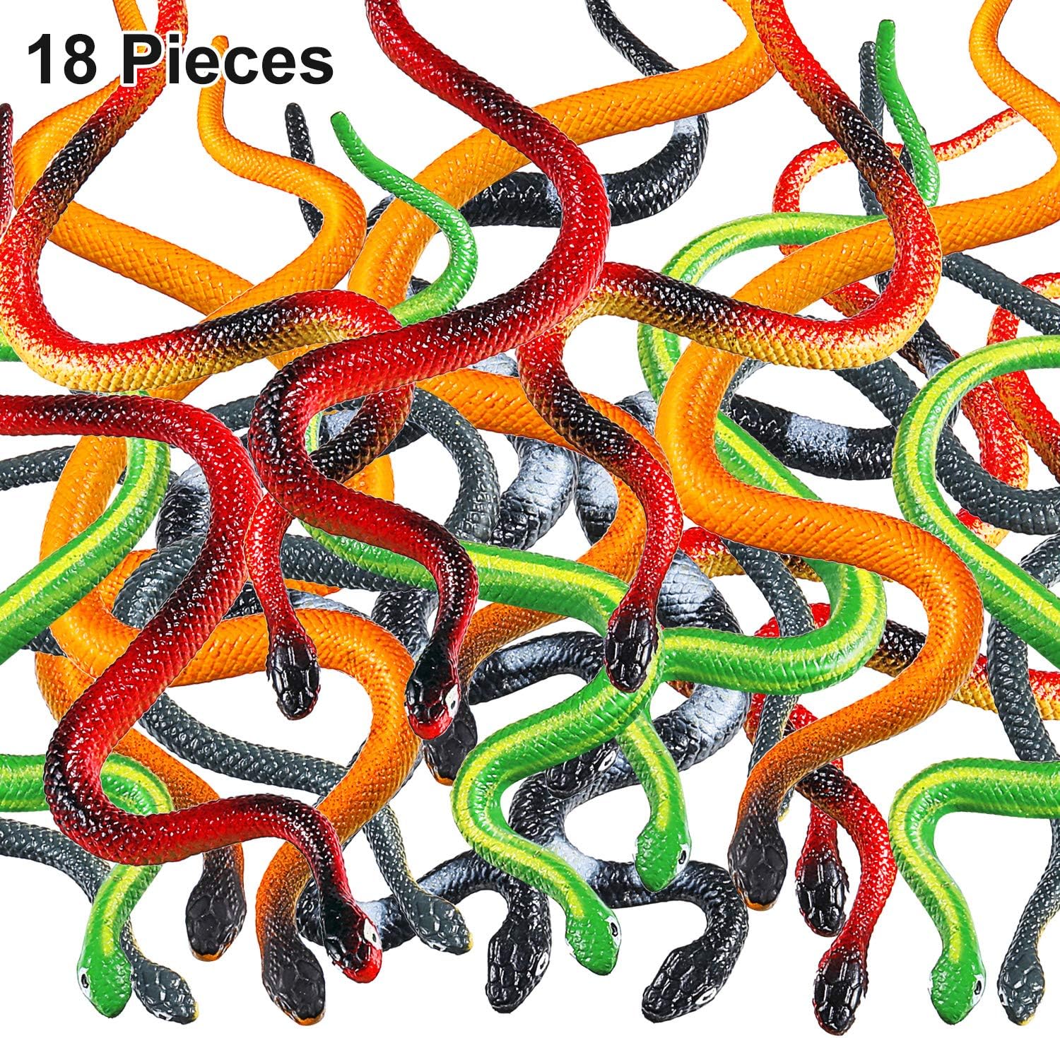 small plastic snakes