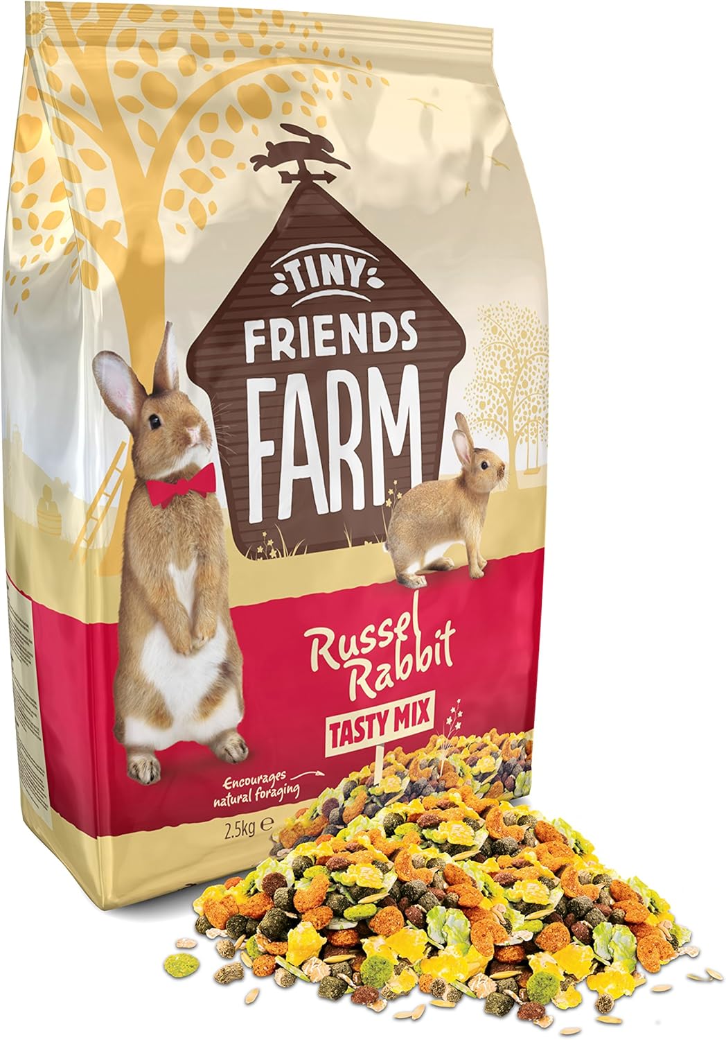 Supreme Petfoods Tiny Friends Farm Russel Rabbit Tasty Mix 2.5kg BigaMart