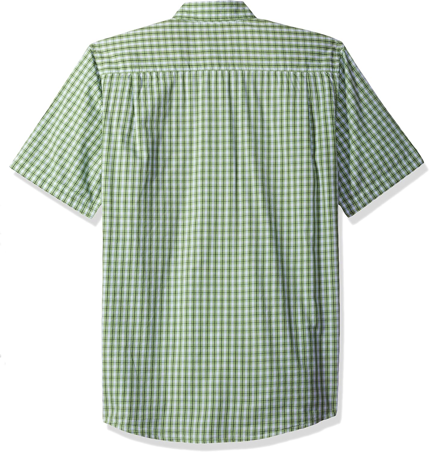 Wrangler Authentics Men’s Short Sleeve Plaid Woven Shirt at  Men’s Clothing store