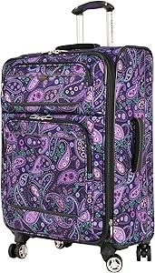 Ricardo Beverly Hills 4 Wheel Expandable Upright, Purple Paisley, 24